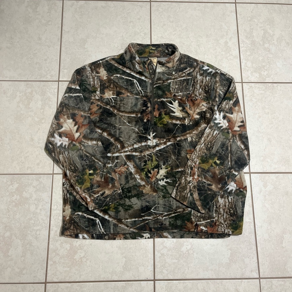 Red Head Camo Suede Windbreaker!